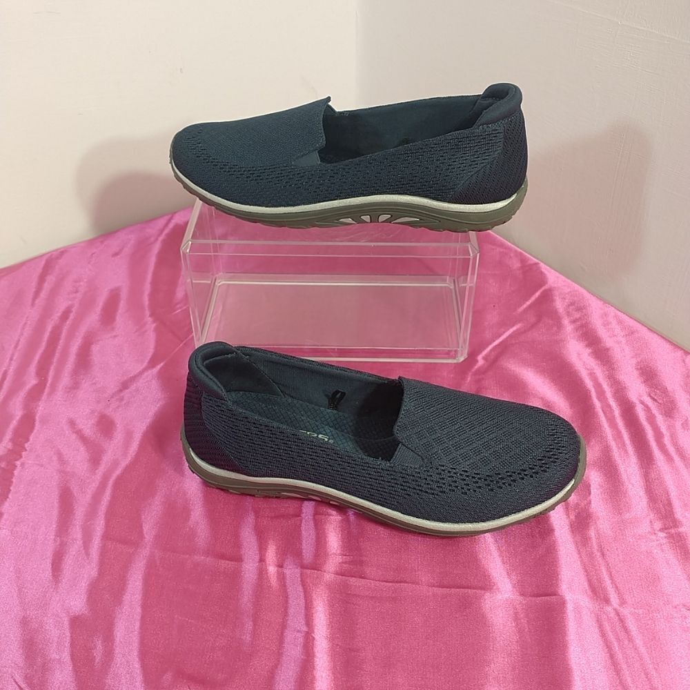 Skechers Women's SZ 6.5 Navy Blue 158861 Relaxed Fit Memory Foam Slip On Shoe - Picture 4 of 7